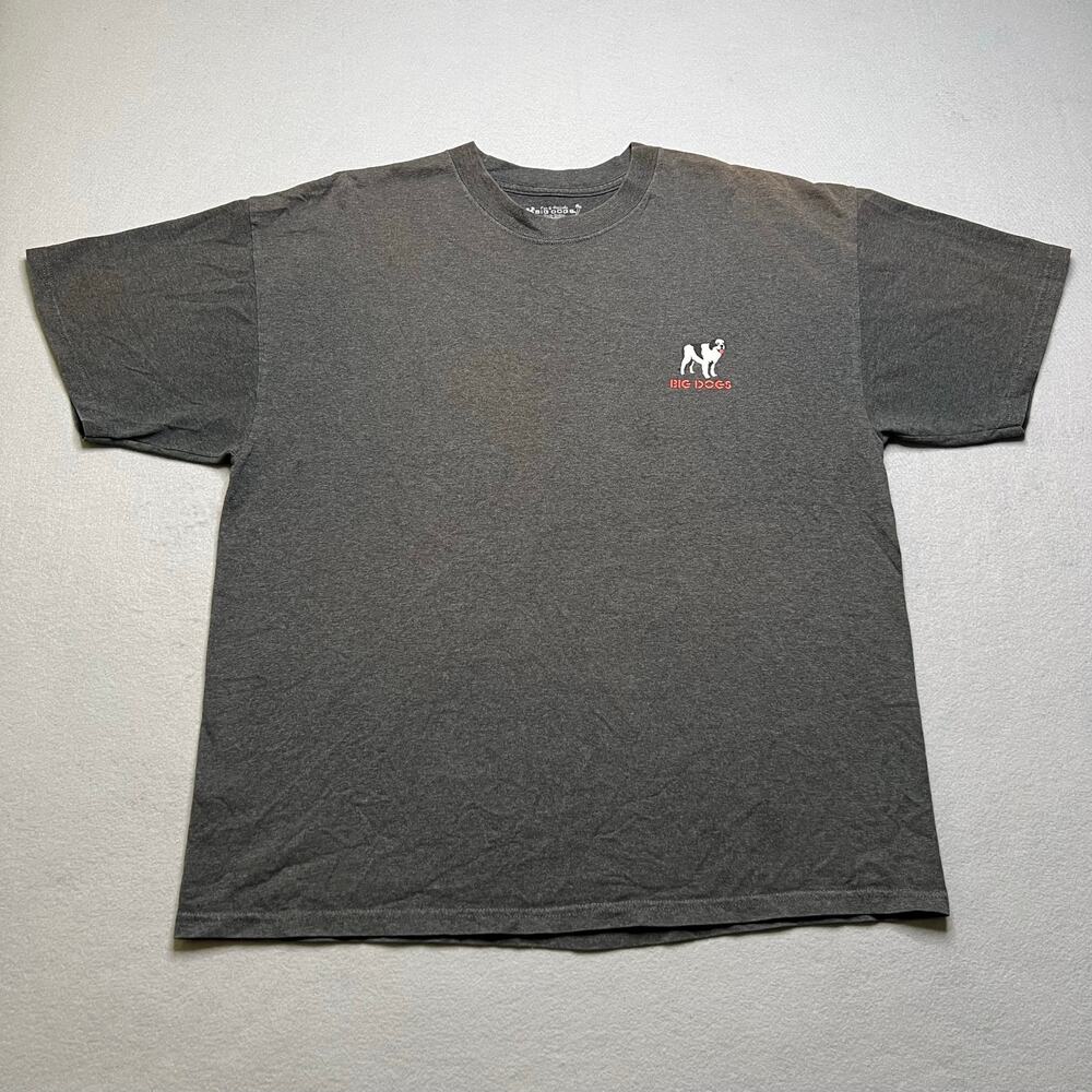 Big Dogs Yes I Do Own The Road Biker Graphic T Shirt Men’s XL Gray Vintage